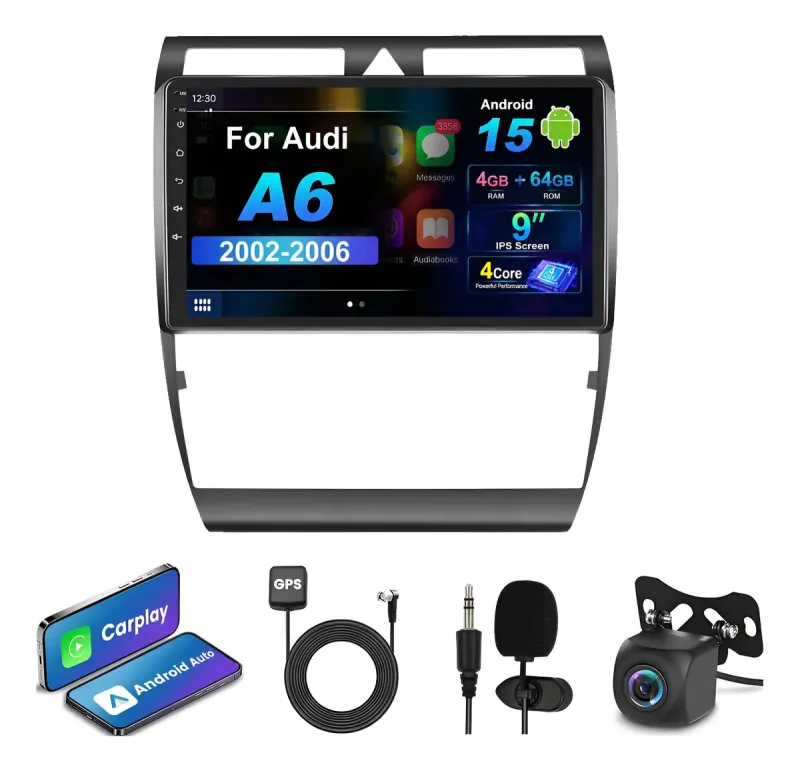 Autoestéreo Android para Audi A6 2002-2006