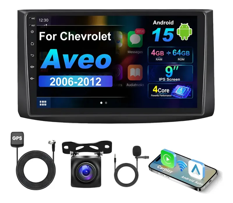 Autoestéreo Android para Chevrolet Aveo 2006-2012