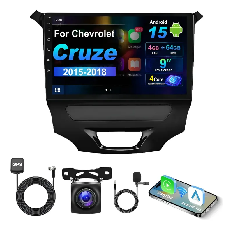 Autoestéreo Android para Chevrolet Cruze 2015-2018