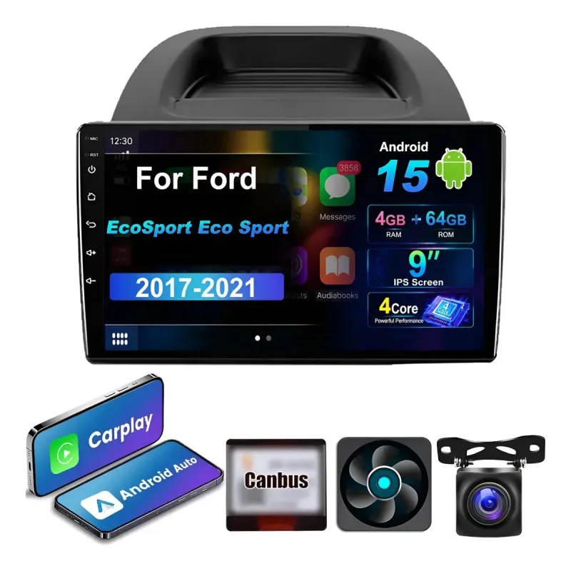 Autoestéreo Android para Ford Ecosport Eco Sport 2017-2021