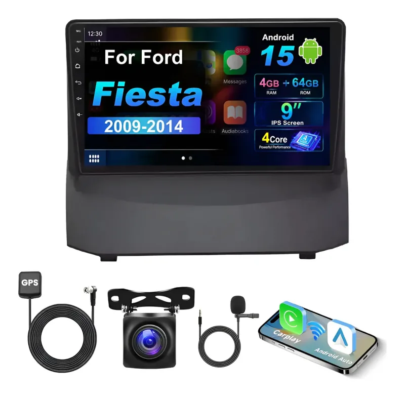 Autoestéreo Android para Ford Fiesta 2009-2014