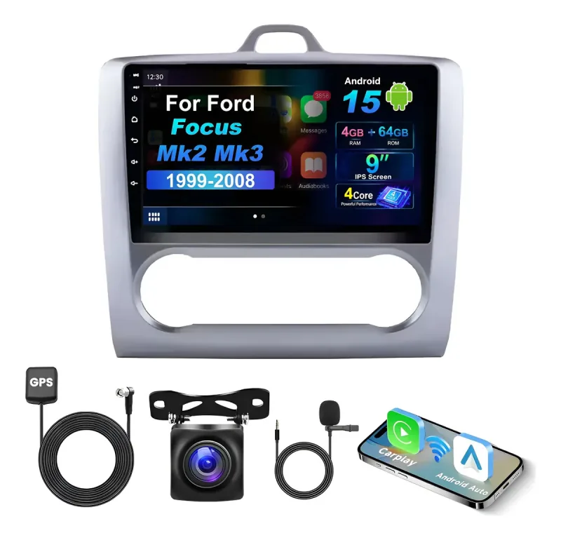 Autoestéreo Android para Ford Focus MK2 MK3 1999-2008