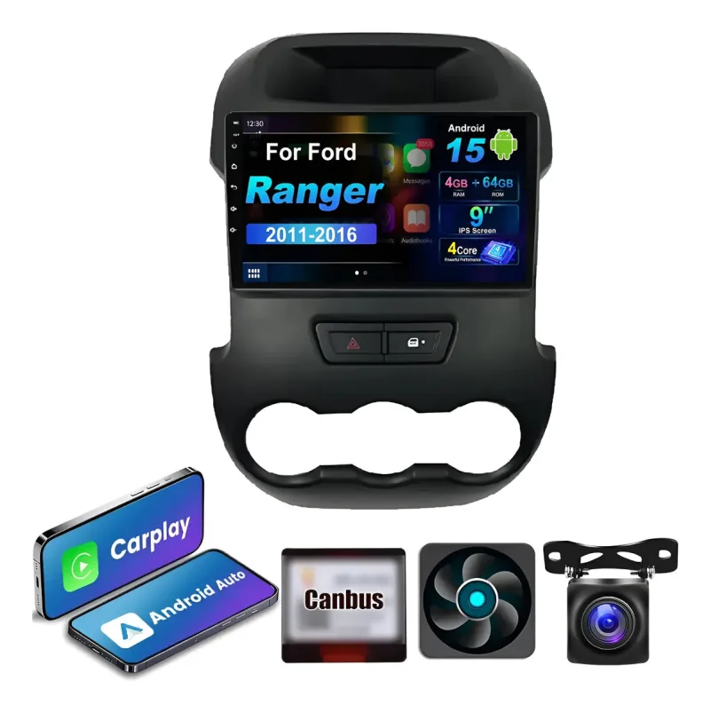 Autoestéreo Android para Ford Ranger 2011-2016