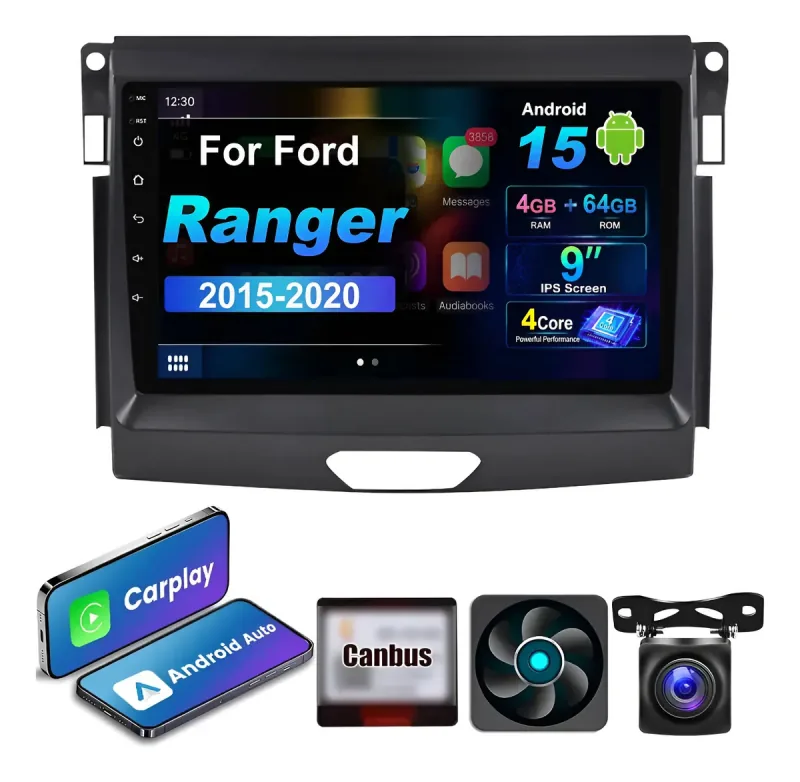 Autoestéreo Android para Ford Ranger 2015-2020