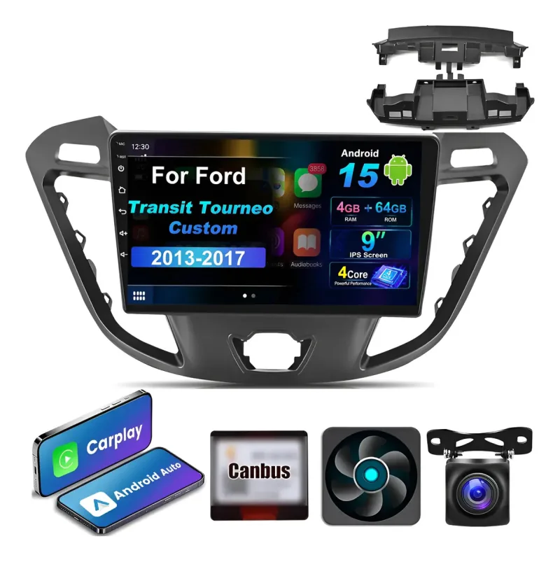 Autoestéreo Android para Ford Transit Tourneo Custom 2013-2017