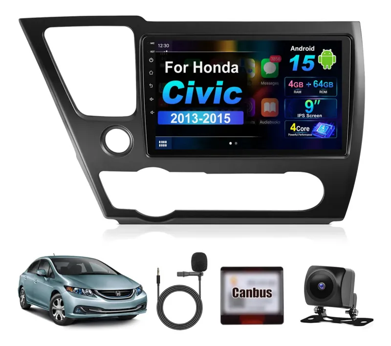 Autoestéreo Android para Honda Civic 2013-2015