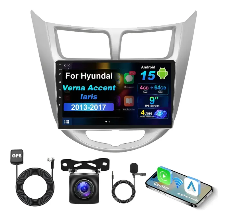 Autoestéreo Android para Hyundai Verna Accent Laris 2013-2017