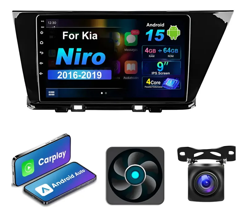 Autoestéreo Android para Kia Niro 2016-2019