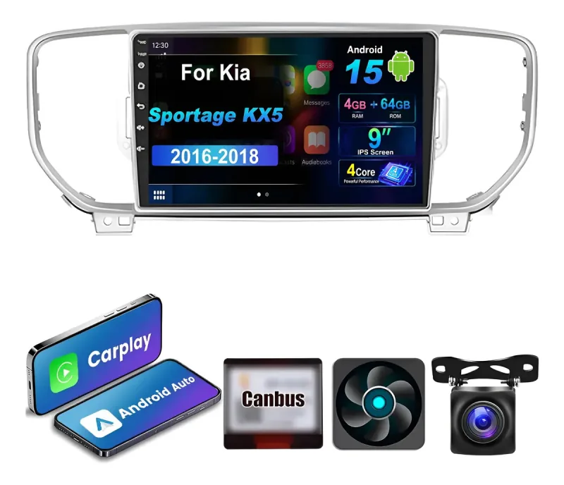 Autoestéreo Android para Kia Sportage KX5 2016-2018