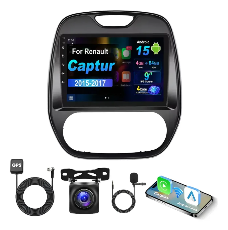 Autoestéreo Android para Renault Captur 2015-2017