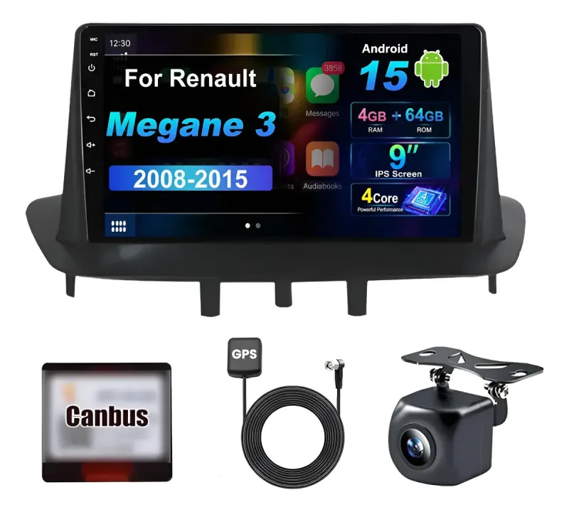 Autoestéreo Android para Renault Megane 3 2008-2015