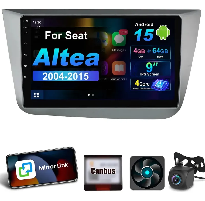 Autoestéreo Android para SEAT Altea 2004-2015