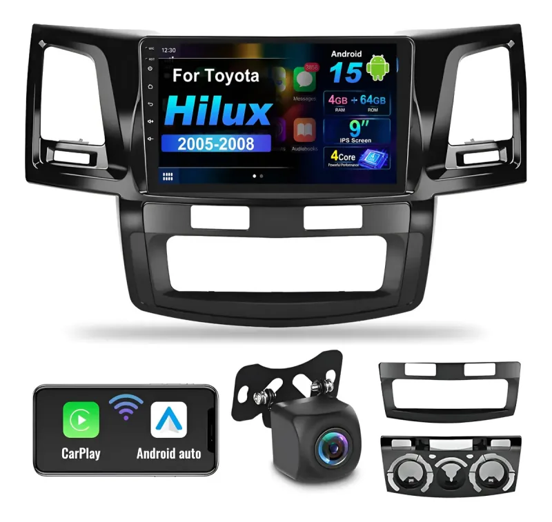 Autoestéreo Android para Toyota Hilux 2005-2007