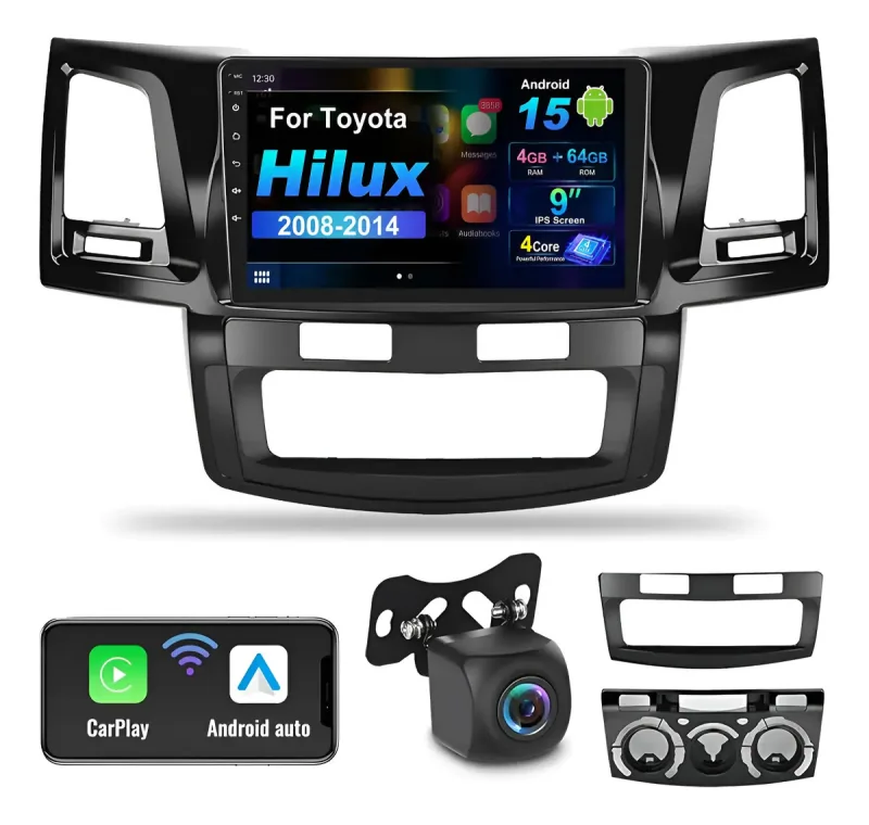 Autoestéreo Android para Toyota Hilux 2008-2014