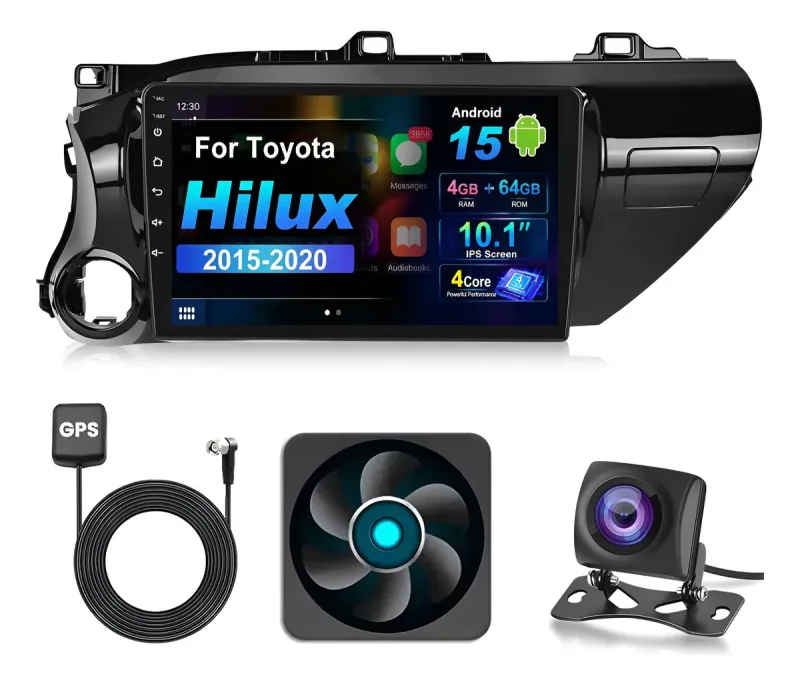 Autoestéreo Android para Toyota Hilux 2015-2020