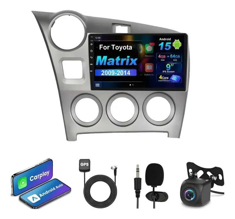 Autoestéreo Android para Toyota Matrix 2009-2014