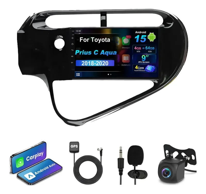 Autoestéreo Android para Toyota Prius C Aqua 2018-2020