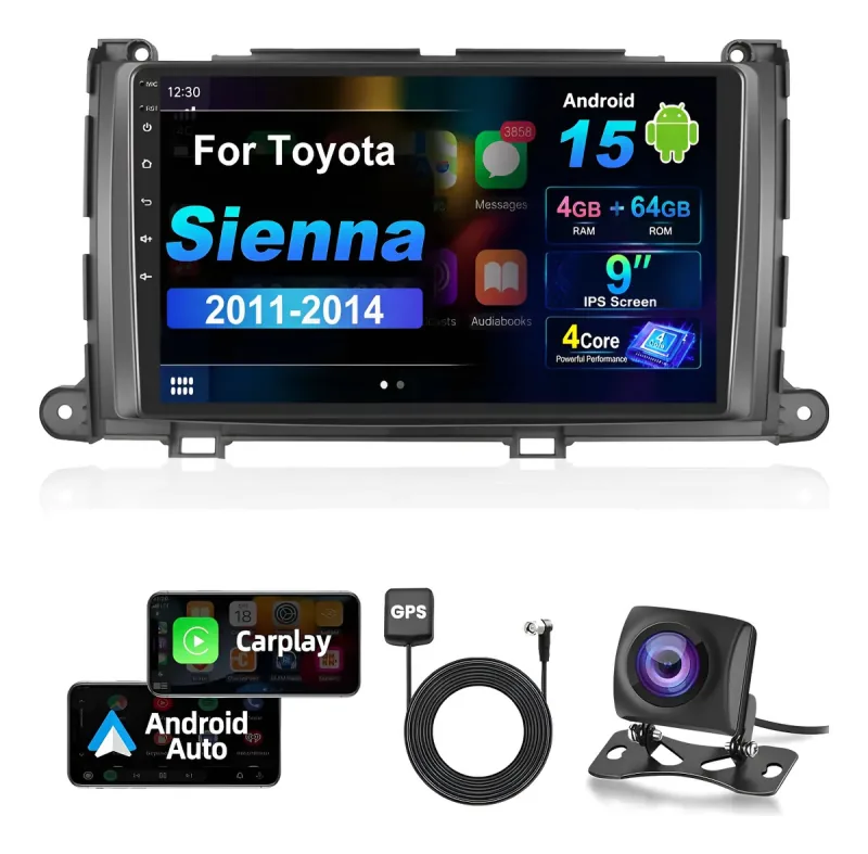 Autoestéreo Android para Toyota Sienna 2011-2014