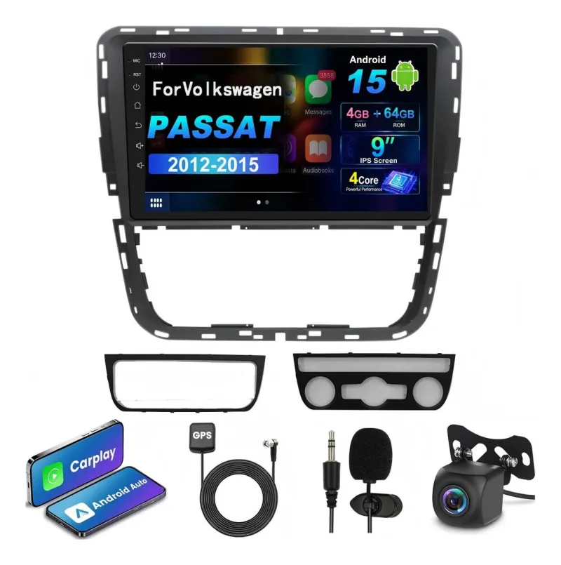 Autoestéreo Android para Volkswagen Passat 2012-2015