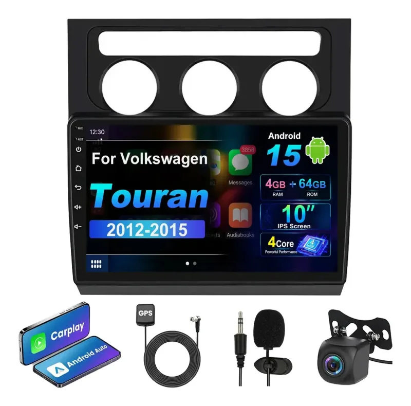 Autoestéreo Android para Volkswagen Touran 2012-2015